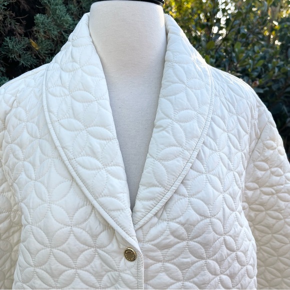 MARC NEW YORK ~ Fantastic Quilting! Winter White Jacket ~ Size Large - Picture 3 of 17